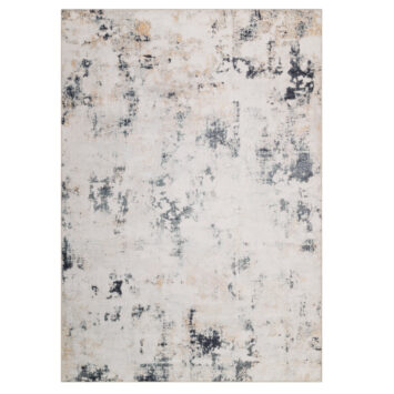 Teppich Ash Weiß Grau Beige Rutschfest
