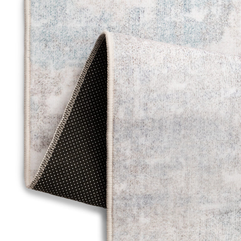 Teppich Ash Grau Beige Rutschfest