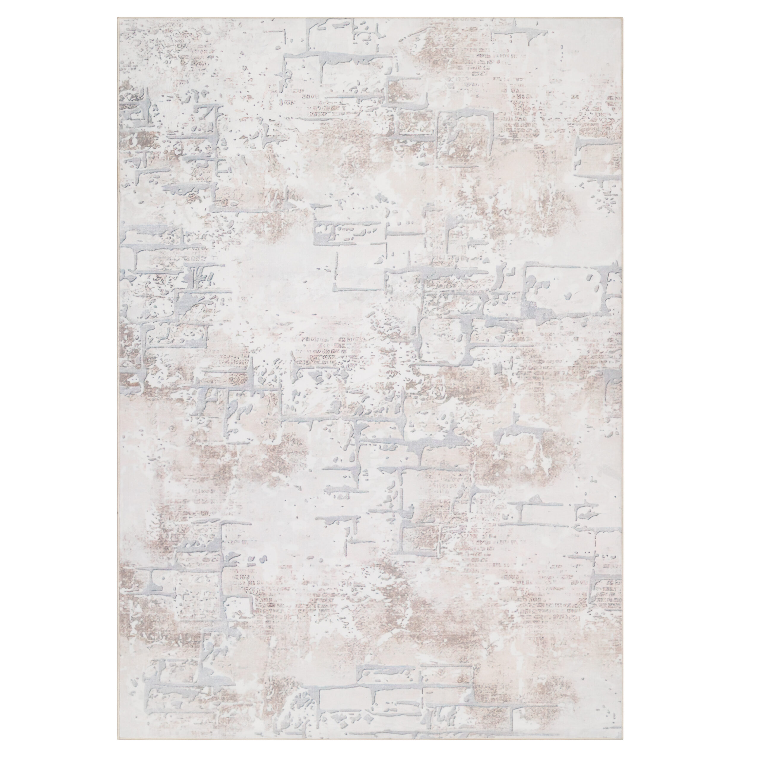 Teppich Ash Beige Creme Rutschfest