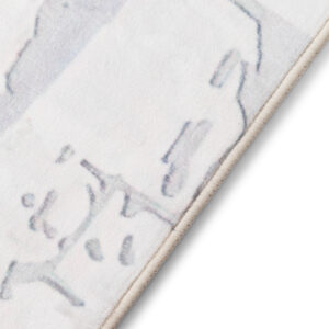 Teppich Ash Beige Creme Rutschfest