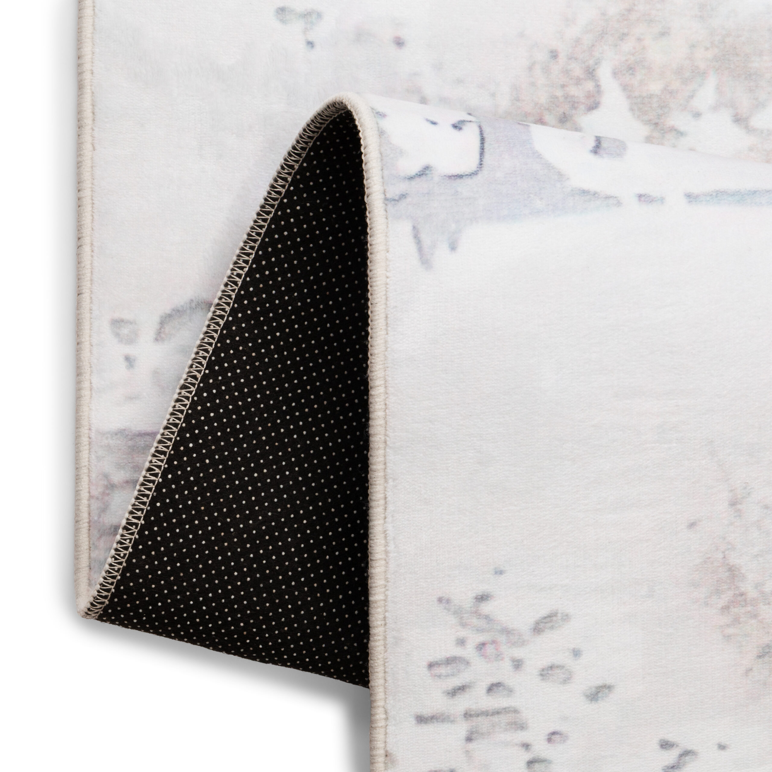 Teppich Ash Beige Creme Rutschfest