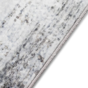 Teppich Ash Dunkelgrau Meliert Rutschfest