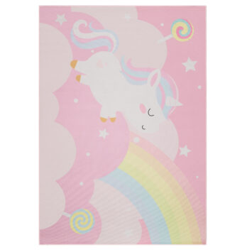 Kinderteppich Joy Einhorn Rutschfest