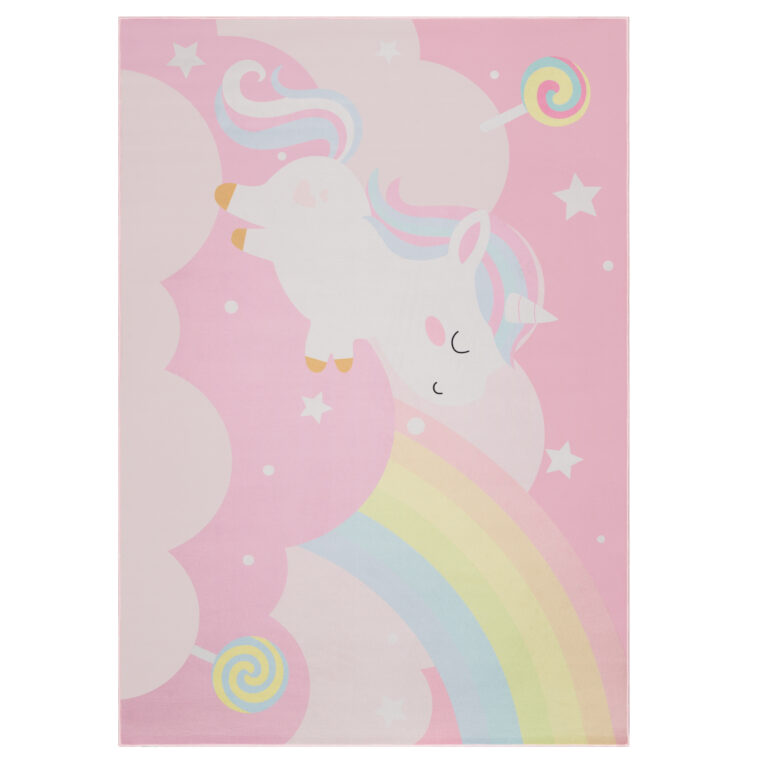 Kinderteppich Joy Einhorn Rutschfest