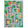 Kinderteppich Joy Grün Stadt Rutschfest