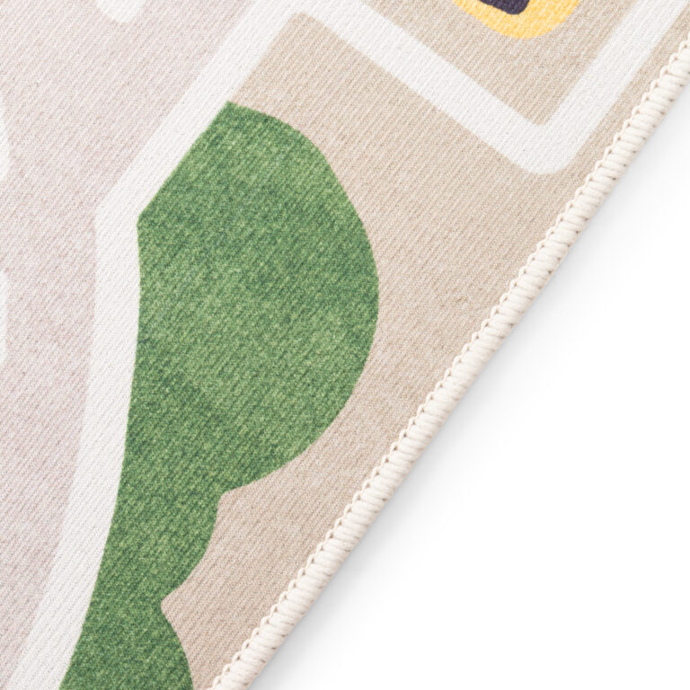 Kinderteppich Joy Beige Stadt Rutschfest