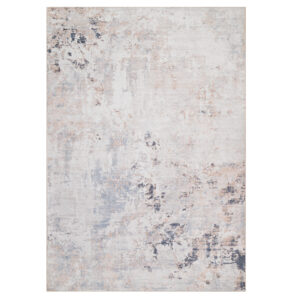 Teppich Ash Grau Beige Meliert Rutschfest