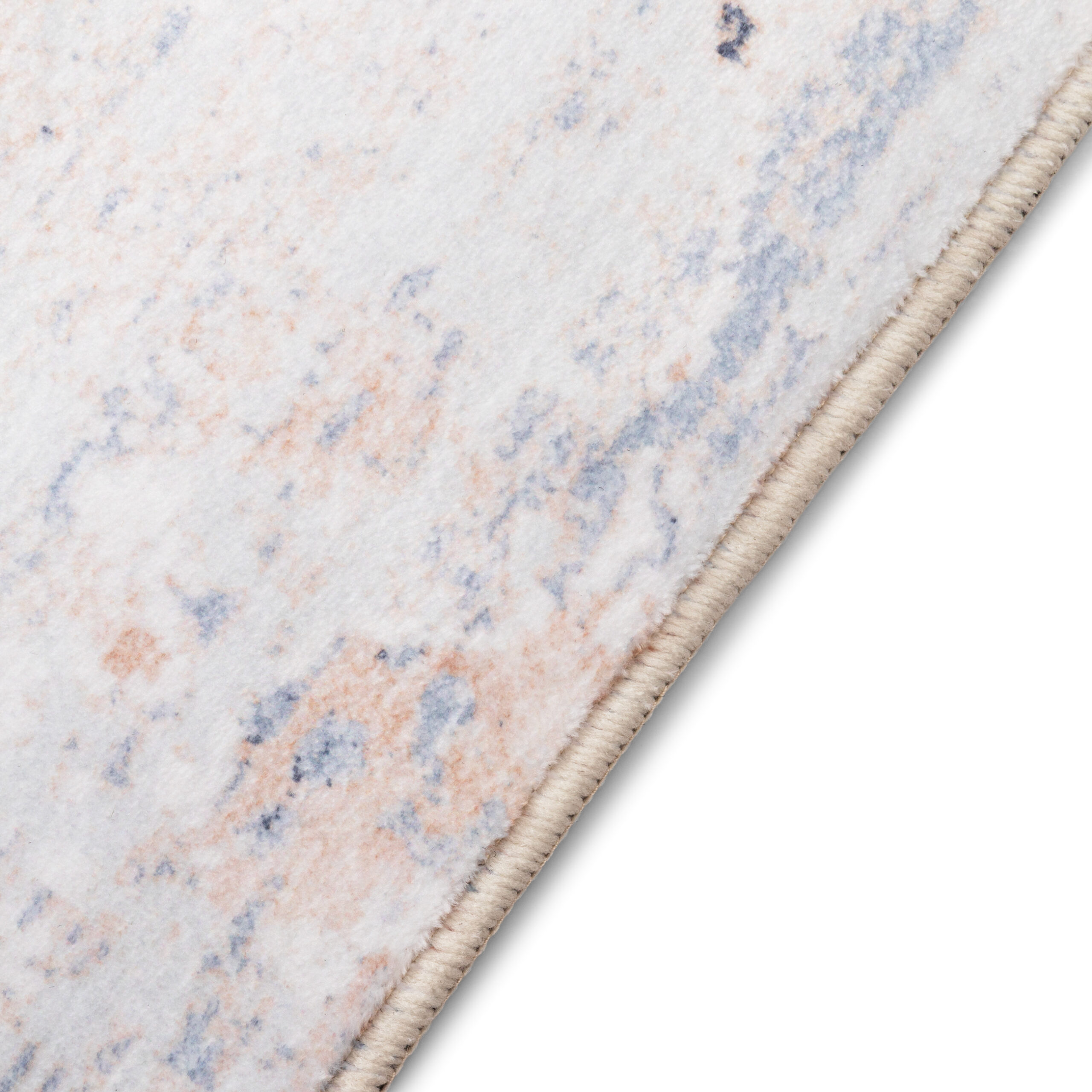 Teppich Ash Grau Beige Meliert Rutschfest