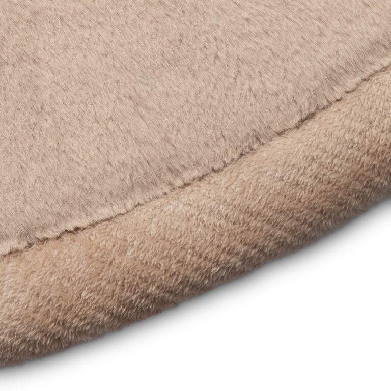 Kinderteppich Fluffin Rund Beige