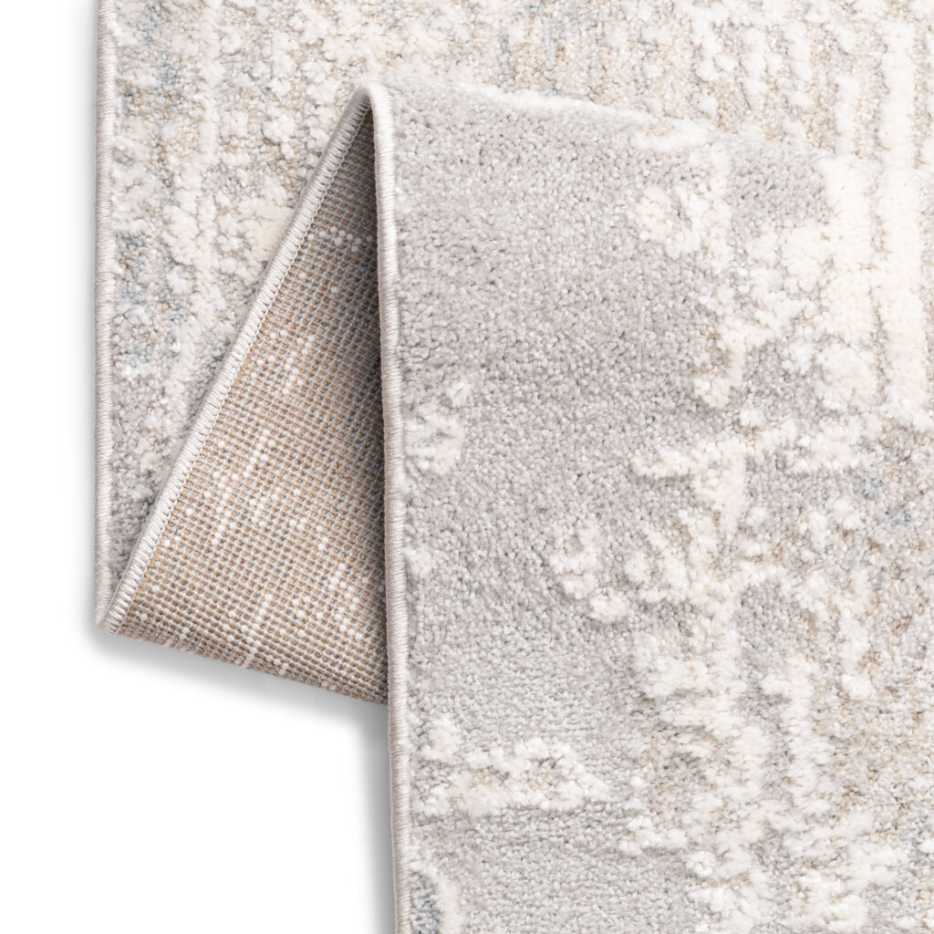 Teppich Trend Abstrakt Beige-Grau Quadratisch