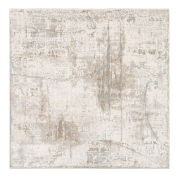 Teppich Trend Quadratisch Beige Abstrakt