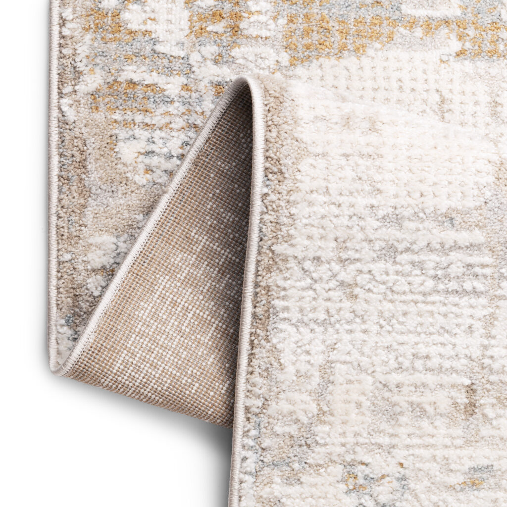 Teppich Trend Quadratisch Beige Abstrakt