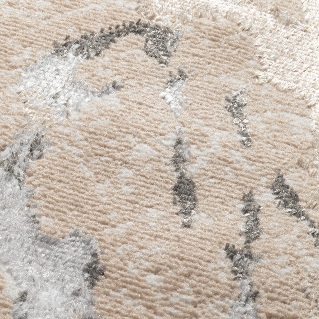 Teppichläufer Crystal Beige Grau Modern