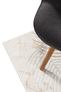 Teppichläufer Crystal Beige Braun Blätter