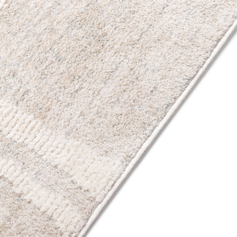 Teppich Trend Quadratisch Grau Beige Geometrisch