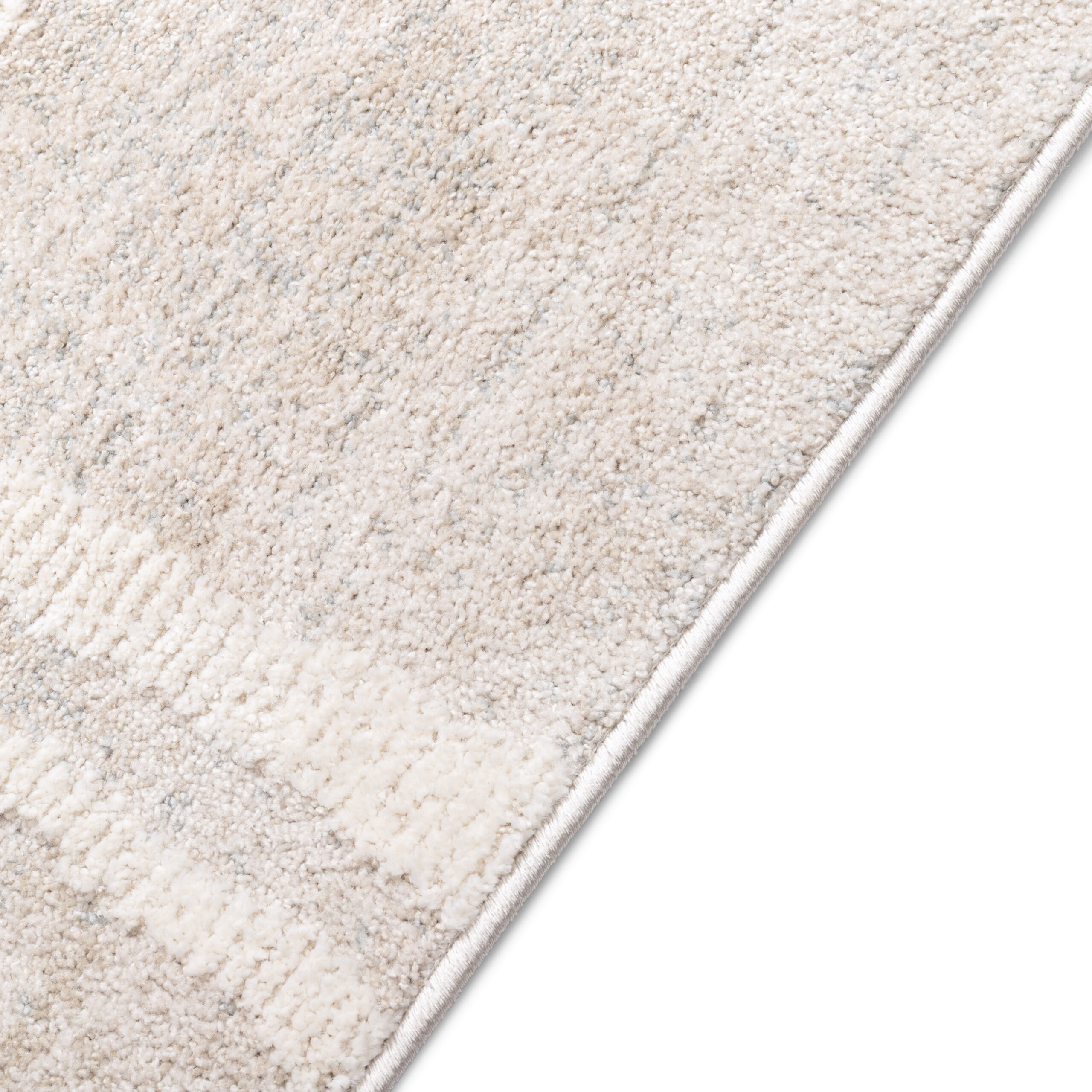 Teppich Trend Quadratisch Grau Beige Geometrisch