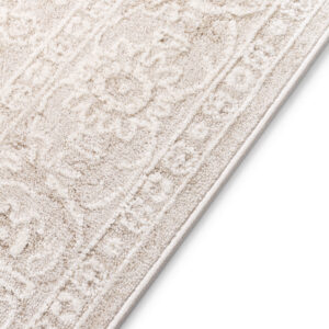 Teppich Trend Quadratisch Beige Blumen Vintage