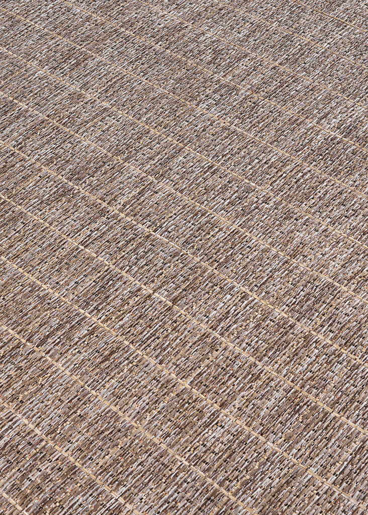 Outdoor-Teppich Yucana Braun Beige Rahmen