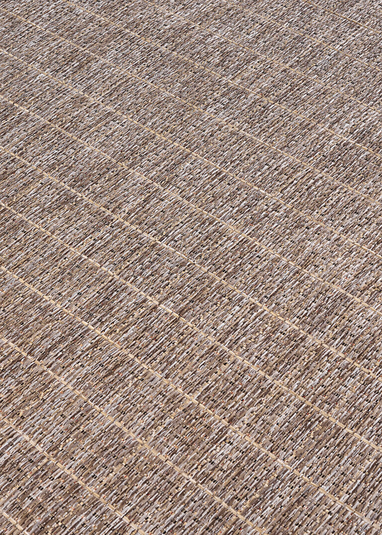 Outdoor-Teppich Yucana Braun Beige Rahmen