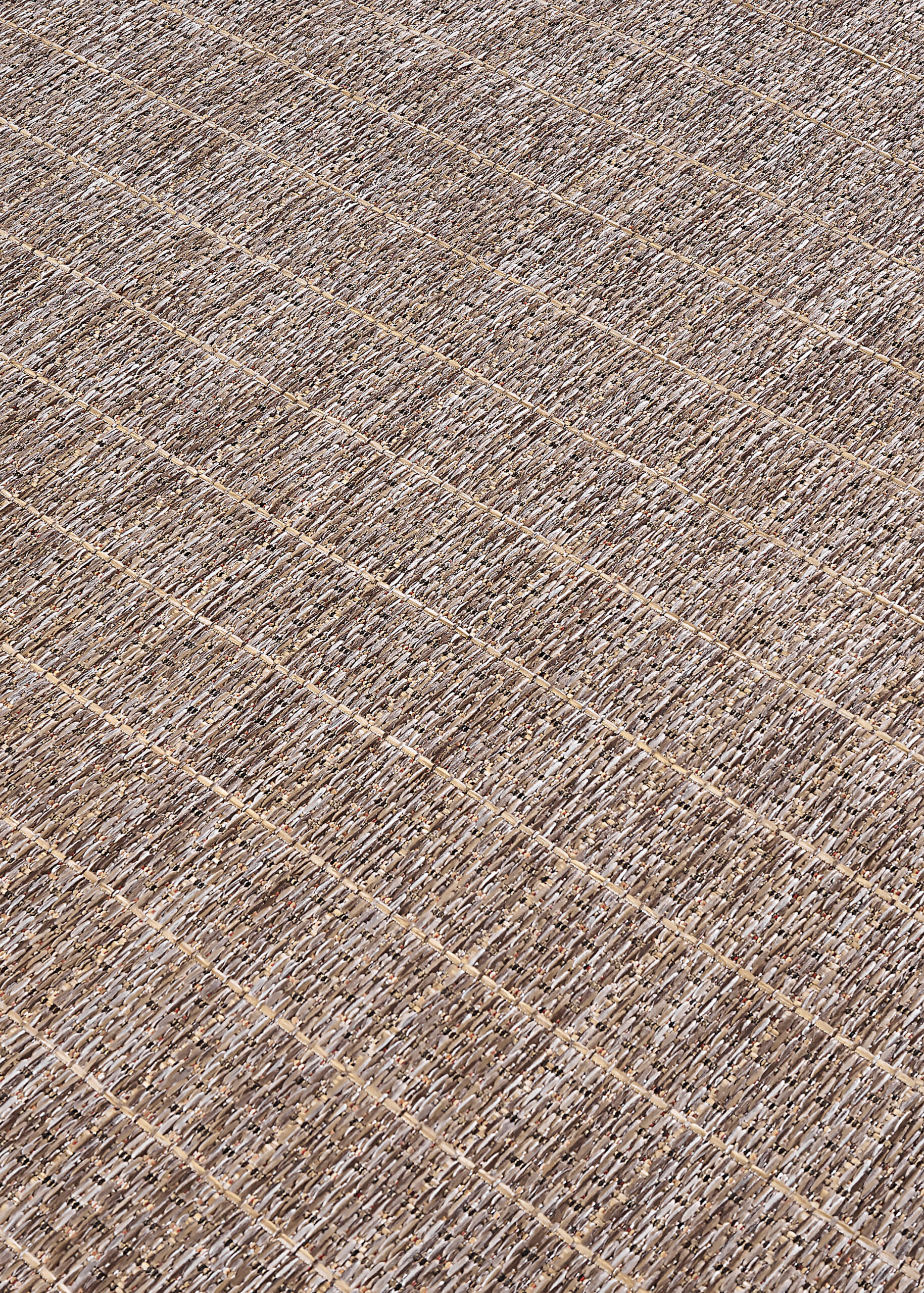 Outdoor-Teppich Yucana Braun Beige Rahmen