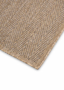Outdoor-Teppich Yucana Beige Streifen