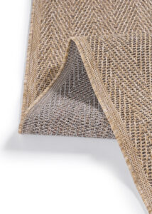 Outdoor-Teppich Yucana Beige Streifen