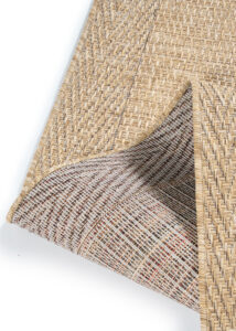 Outdoor-Teppich Yucana Beige Rahmen