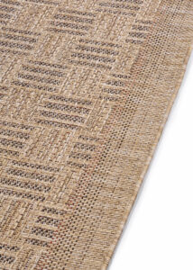 Outdoor-Teppich Yucana Beige Karo