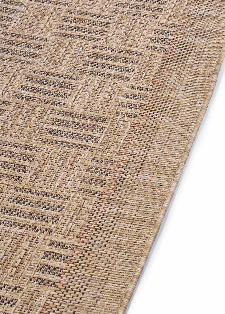 Outdoor-Teppich Yucana Beige Karo