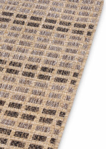 Outdoor-Teppich Yucana Beige Braun Karo