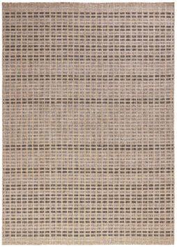 Outdoor-Teppich Yucana Beige Braun Karo