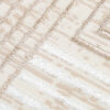 Teppich Crystal Rund Braun Beige Creme Streifen