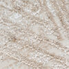 Teppich Crystal Rund Creme Braun Verwischt Linien