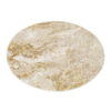 Teppich Crystal Rund Beige Gold Creme Marmor