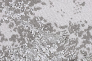 Teppich Crystal Rund Hellgrau Marmor