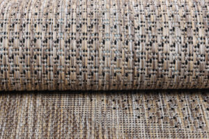 Teppich Melissa Rund Braun Rahmen Indoor Outdoor