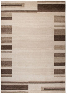 Teppich Sari Beige Braun Rahmen