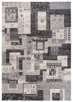 Teppich Sari Anthrazit Ethnisch