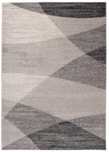 Teppich Sari Grau Beige Geometrisch