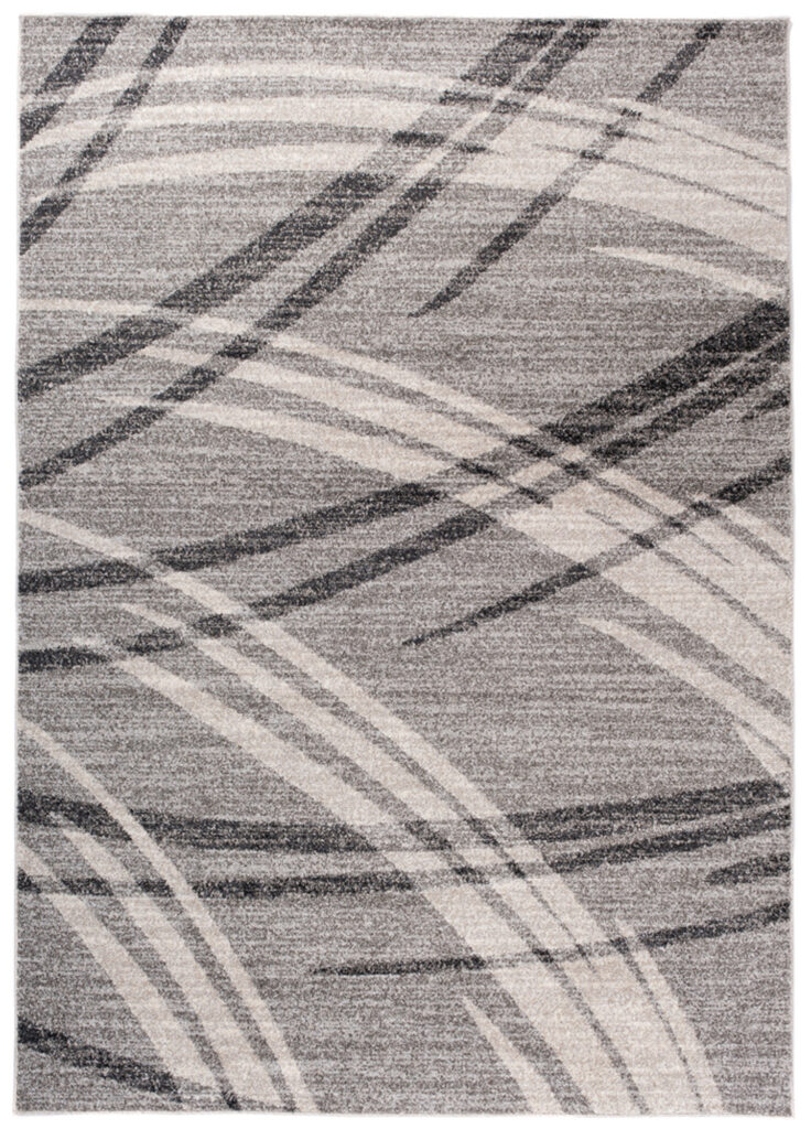Teppich Sari Grau Linien
