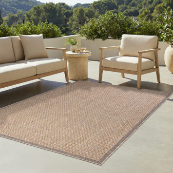 Outdoor-Teppich Yucana Beige Braun