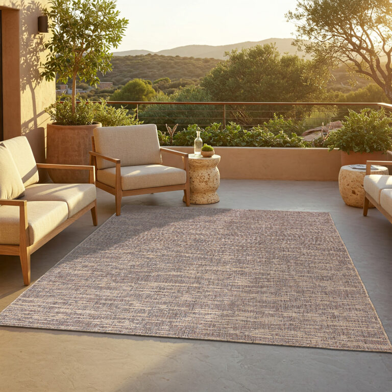 Outdoor-Teppich Yucana Braun Melange