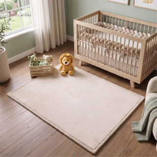 Kinderteppich Fluffin Beige