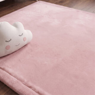 Kinderteppich Fluffin Rosa