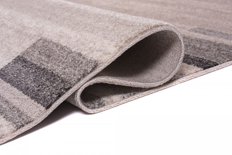 Teppich Sari Hell Beige Grau Rahmen