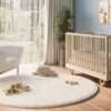 Kinderteppich Fluffin Rund Beige