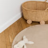 Kinderteppich Fluffin Rund Beige