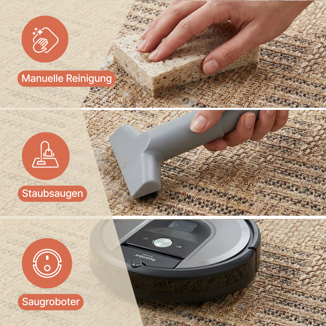 Outdoor-Teppich Yucana Beige Streifen