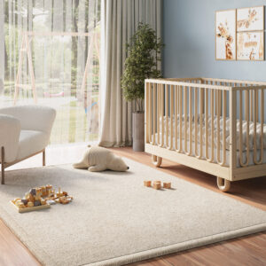 Kinderteppich Fluffin Beige