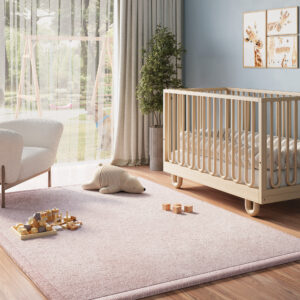 Kinderteppich Fluffin Rosa